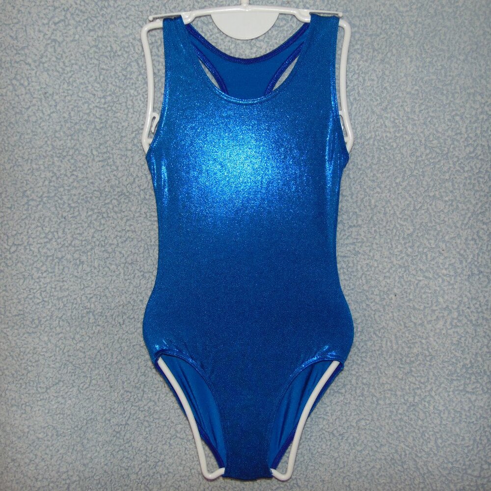 Balera Shiny Blue Leotard MC